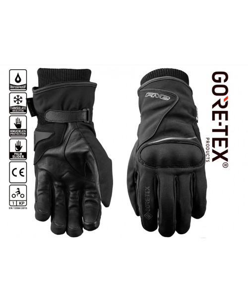 Перчатки FIVE GLOVES STOCKHOLM GTX BLACK