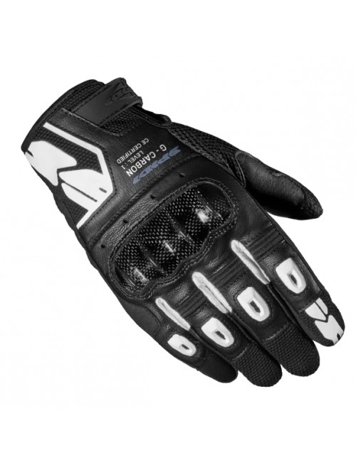 Перчатки SPIDI G-CARBON BLACK/WHITE