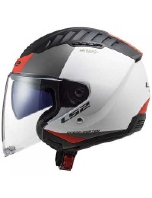 Шлем LS2 COPTER URBANE MATTWHITE/RED