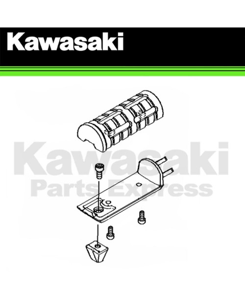 Подножка левая в сборе KAWASAKI 340270012