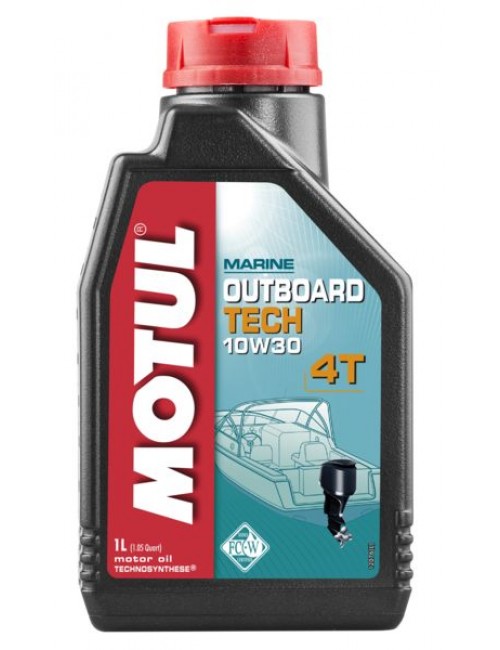 Масло моторное 4T MOTUL 10W30 OUTBOARD TECH 4T 1л