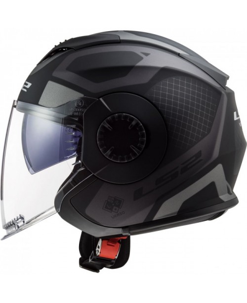 Шлем LS2 VERSO MARKER MATT BLACK TITAN