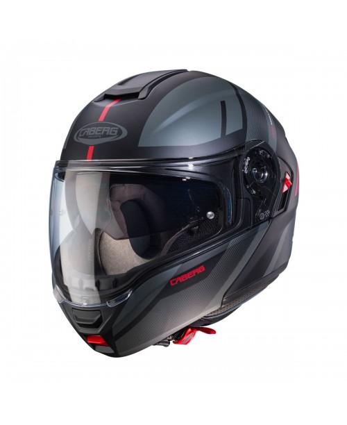 Шлем CABERG LEVO X MANTA MattBlack/Anthracite/Red