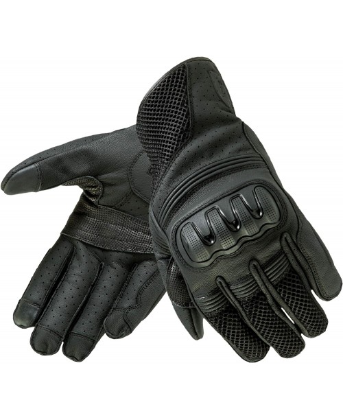 Перчатки женские OZONE TOWN II LEATHER-TEXTILE Black