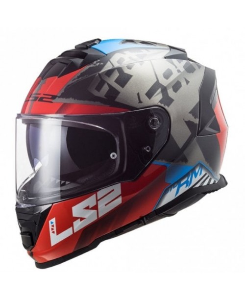 Шлем LS2 STORM SPRINTER BLACK/RED/TITANIUM FF800