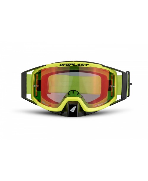 Очки кроссовые UFO WISE PRO GOGGLE NEON YELLOW