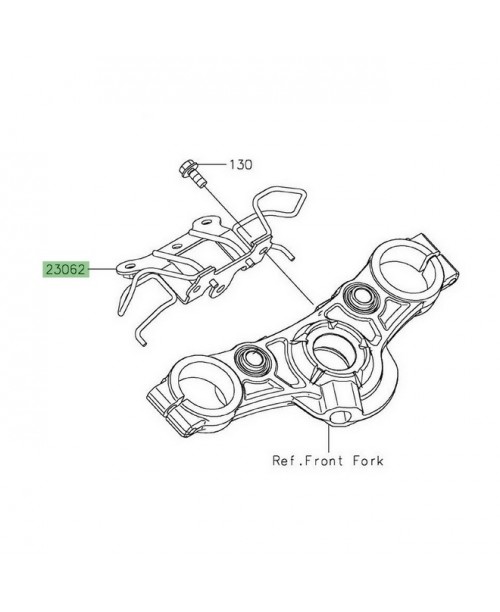 Кронштейн траверсы KAWASAKI Z650 2020-2024 23062-1257