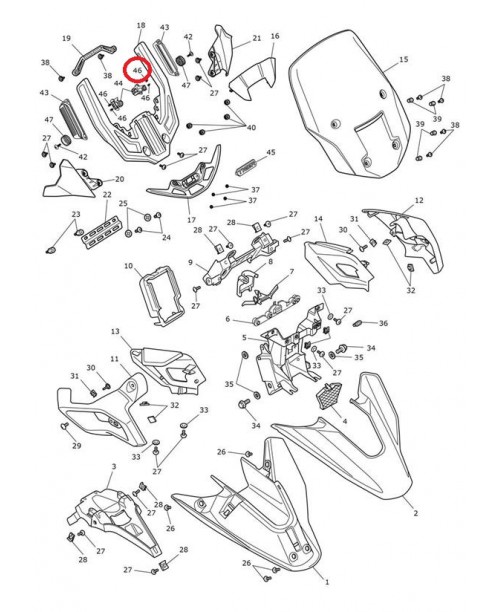 Пружина стекла TRIUMPH T2311538