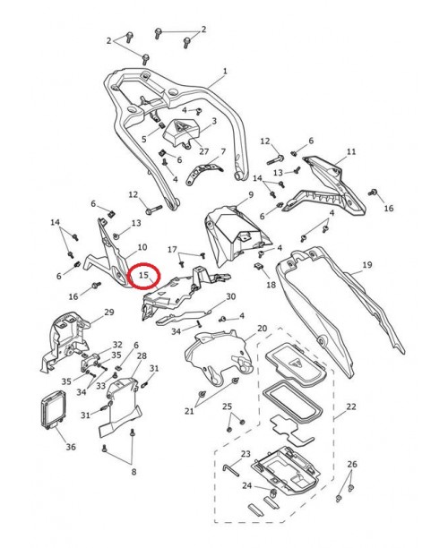 Подкрылок верхний THRIUPH T2313032