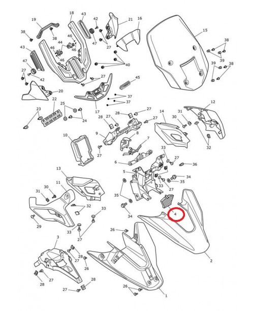 Решетка TRIUMPH T2315076