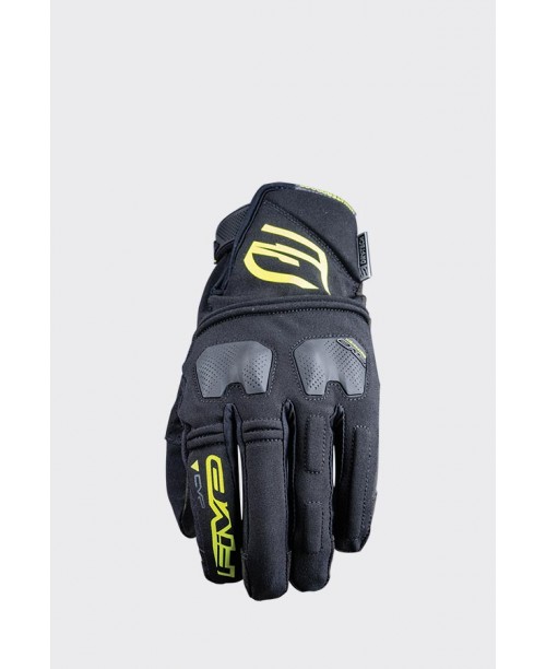 Перчатки FIVE GLOVES E-WP Black/Fluo Yellow