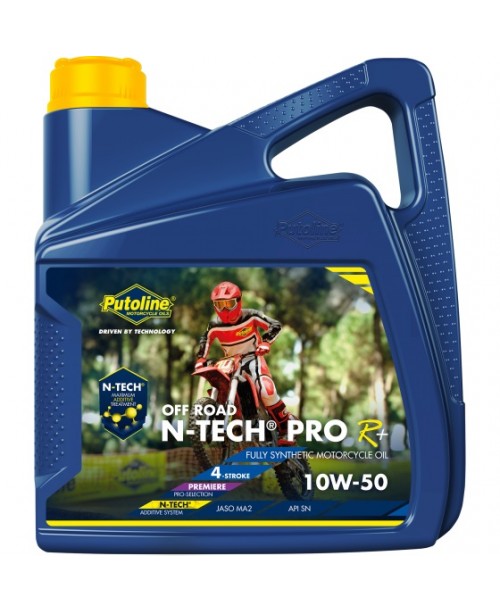 Масло моторное 4T  PUTOLINE N-TECH® PRO R+ OFF ROAD 10W50 4L