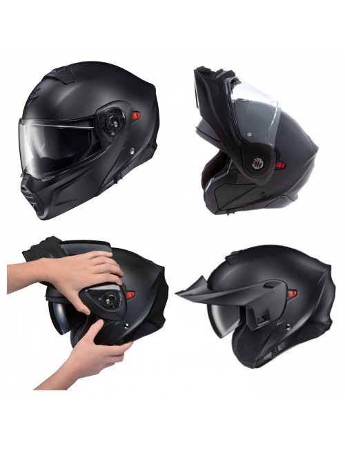 Шлем SCORPION EXO-930 EVO SOLID Matt Pearl Black