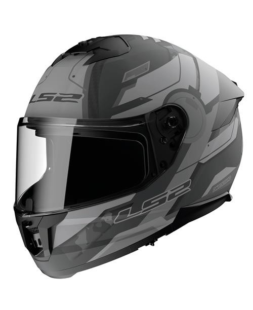 Шлем LS2 STREAM II FURY BLACK RED FF808