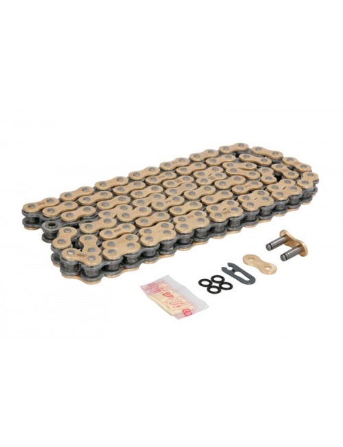 Цепь приводная DID 520 VX3 Gold&Black 112 звеньев