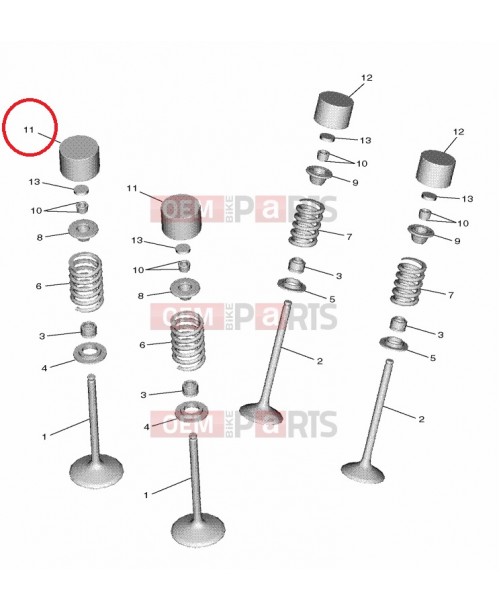 Подъемник клапана YAMAHA BR9-12153-00