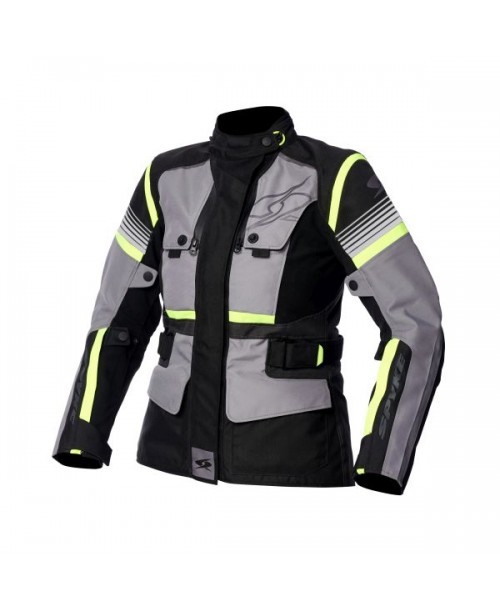 Куртка женская SPYKE EQUATOR DRY TECNO LADY Anthracite/Fluorescent/Grey/Yellow
