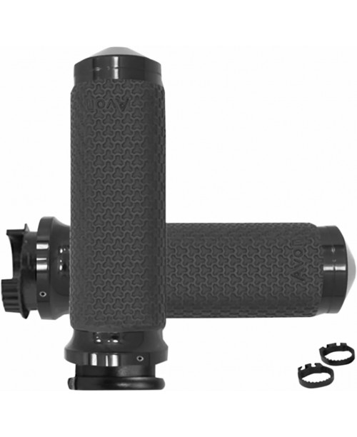 Ручки руля AVON GRIPS Memory Foam  для руля 1 INCH (25,4 MM) комплект 2 шт MT-MF-63A-ANO