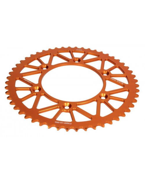 Звезда приводная задняя JT Sprockets JTA897.52ORG Racelite Aluminium