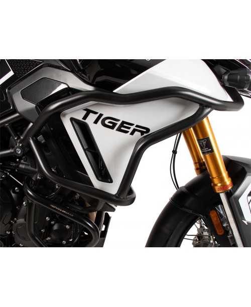 Защитные дуги бака HEPCO&BECKER "Solid" черные TRIUMPH Tiger 900 GT/Pro 2024-> комплект 5027658 00 01