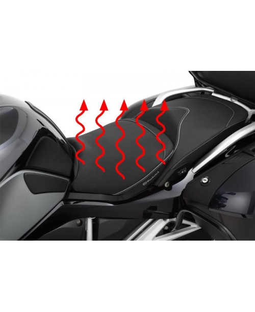Сиденье водителя WUNDERLICH AKTIVKOMFORT с подогревом для BMW R1200 / 1250RT стандартное черное