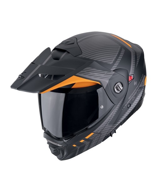Шлем SCORPION ADX-2 LEWIS Matt Black-Orange