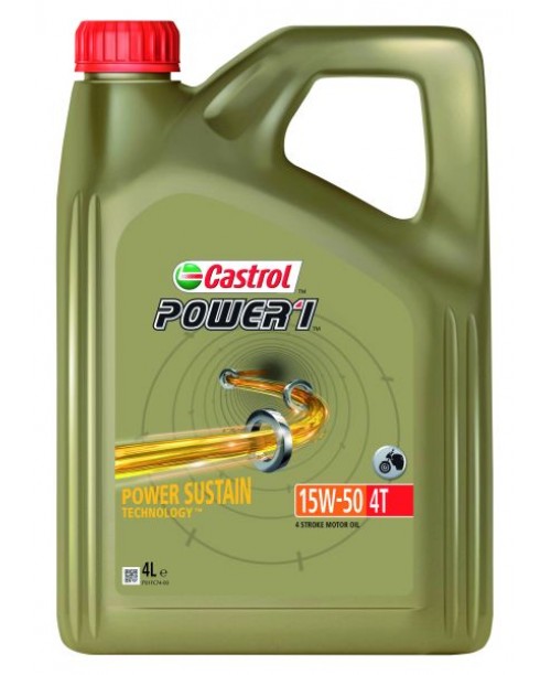 Масло моторное 4T CASTROL Power 1 15W50 4L