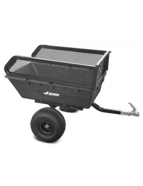 Прицеп ATV SHARK TRAILER GARDEN 300 S BLACK пластиковый кузов с бортами