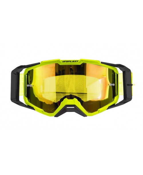 Очки кроссовые UFO CORE 2.0 GOGGLE NEON YELLOW/BLACK