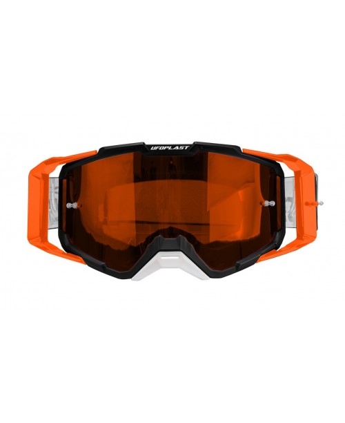 Очки кроссовые UFO CORE 2.0 GOGGLE BLACK/NEON ORANGE