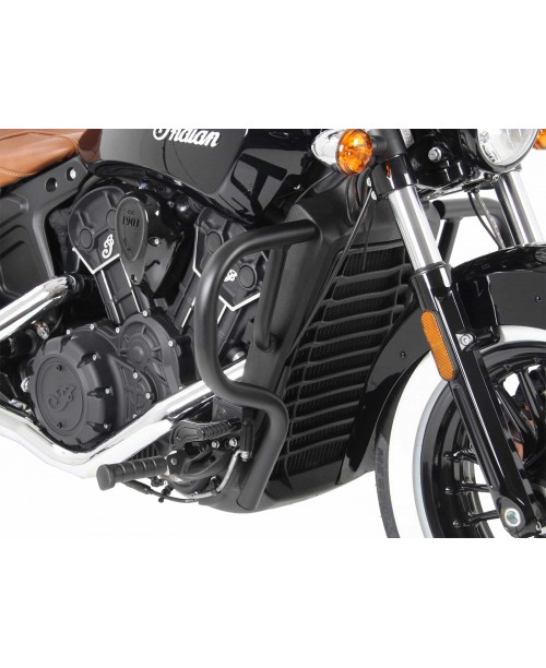 Защитные дуги двигателя HEPCO&BECKER черные INDIAN Scout/Sixty (2015-2024) комплект 5017561 00 01
