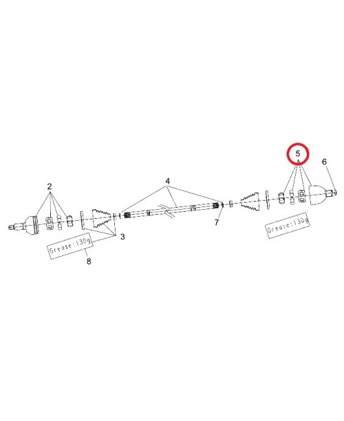 Граната POLARIS RZR PRO XP внутренняя задняя 3236513