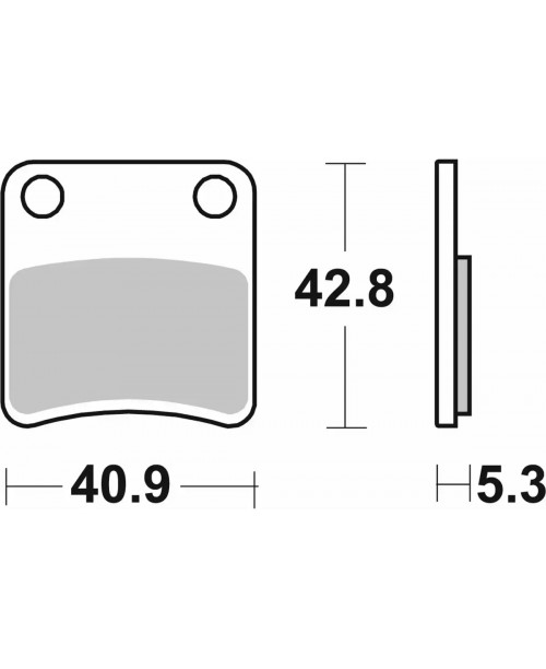 Тормозные колодки SBS 879HF керамика передние/задние HONDA