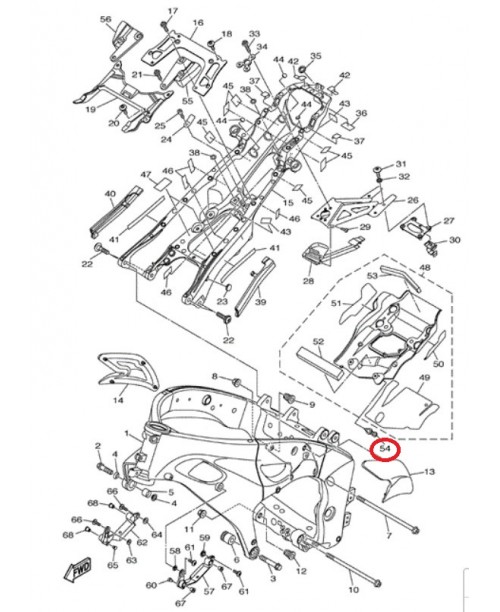 Клипса YAMAHA 90269-06016-00
