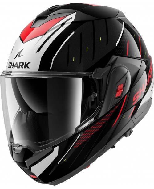 Шлем SHARK OXO RYDGER Black/White/Red KSR