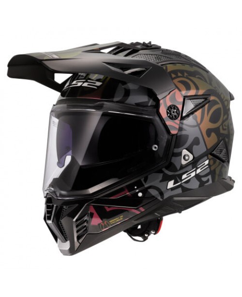 Шлем LS2 PIONEER II RANGI BLACK MX702