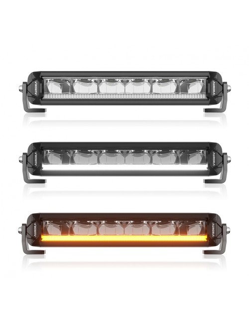 Фара дополнительного света  LED Панель AURORA 10" с габаритной подсветкой белого/оранжевого света 90W проводка в комплекте