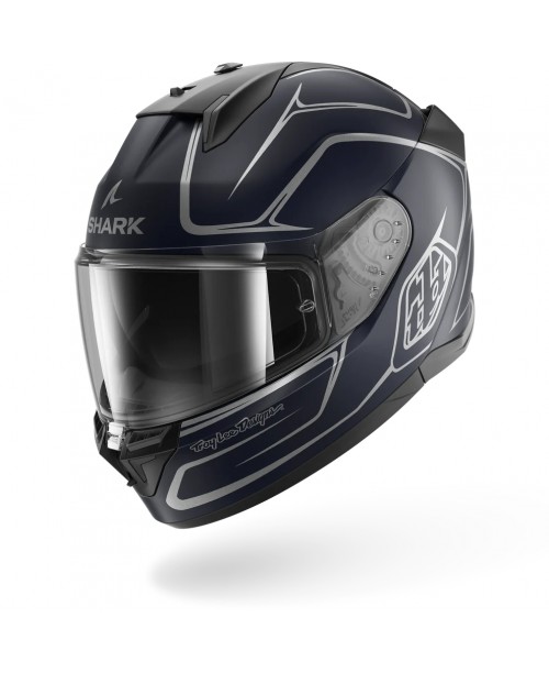 Шлем SHARK D-SKWAL 3 DRONE Blue/Silver/Blue Mat