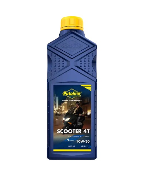 Масло моторное 4T  PUTOLINE SCOOTER 4T 10W30 полусинтетика 1L