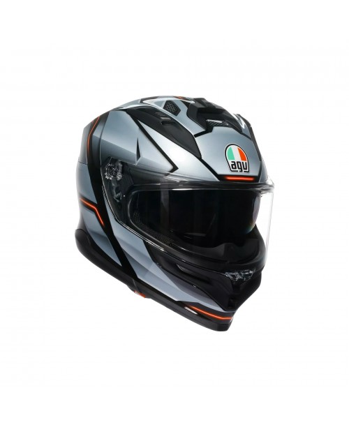 Шлем AGV K7 E2206 JAEGER BLACK/SILVER