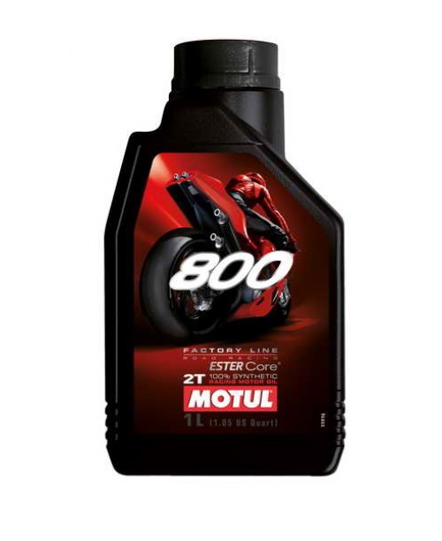 Масло моторное 2T MOTUL 800 ROAD RACING ESTER CORE 1л