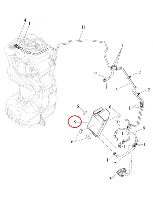 Абсорбер HARLEY-DAVIDSON 60800055 Абсорбер HARLEY-DAVIDSON 60800055