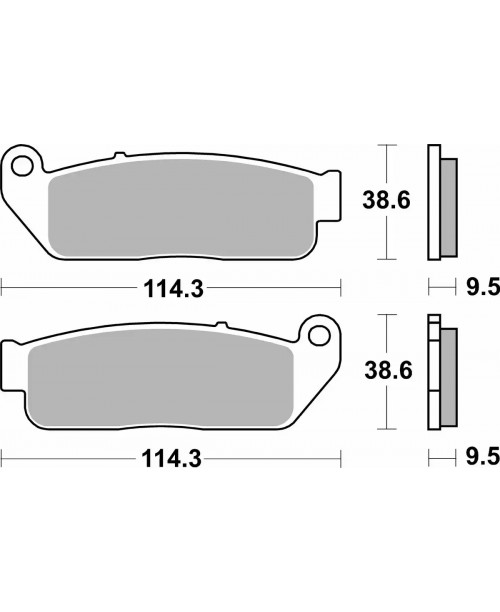 Тормозные колодки SBS 929H.HS синт передние INDIAN