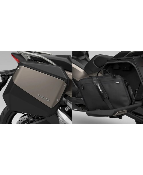 Комплект HONDA TREVEL PACK Forza 750 2023 Mat Warm Ash Metalic багажная система + боковые кофры + личинки замков + внутренние сумки 08HME-MKV-TRSA