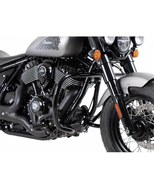Защитные дуги двигателя HEPCO&BECKER черные INDIAN Chief Dark Horse/Chief Bobber Dark Horse/Super Chief Limited/Sport Chief 2022-> комплект 5017641 00 01