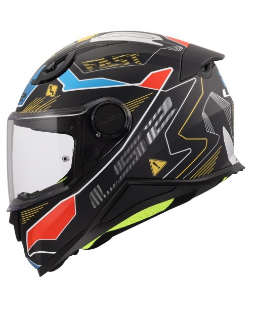 Шлем детский LS2 KID ZERO GREY RED FF812