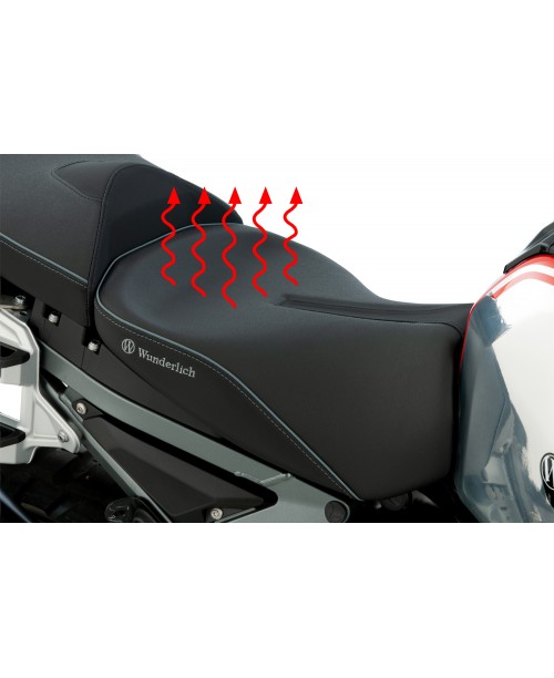 Сиденье водителя WUNDERLICH AKTIVKOMFORT Smart Plug & Play BMW R1300GS Adventure с подогревом стандартное черное