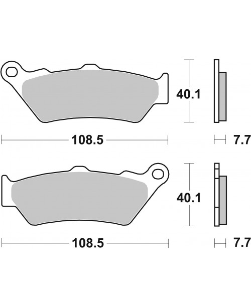 Тормозные колодки BREMBO 07BB03SP APRILIA ETV, MOTO, PEGASO, RS; BMW C1, F, G, R; DUCATI GT, PAUL SMART, SPORT 125-1250 1976-2022