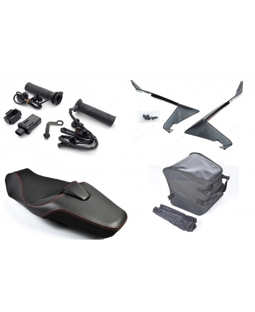 Комплект HONDA COMFORT PACK Forza 750 2021-2025 ручки с подогревом + дефлекторы + сиденье + сумка на бак 08HME-MKV-CMS