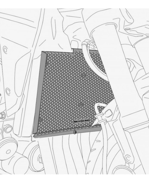 Защита радиатора PUIG черная HONDA CB650R NEO SPORTS CAFE ECLUTCH 2026